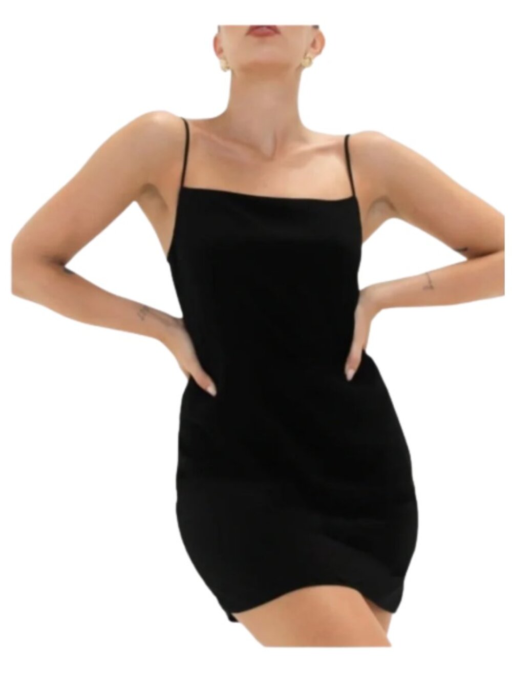 Rumored Posh Mini Dress Women's 8 Slip Dress Slinky Prom LBD Capsule Wardrobe